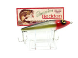 Heddon Centennial Edition Wood Zaragossa New in Box NO. X6500W-JRH - Frog Scale Red Head Numbered!