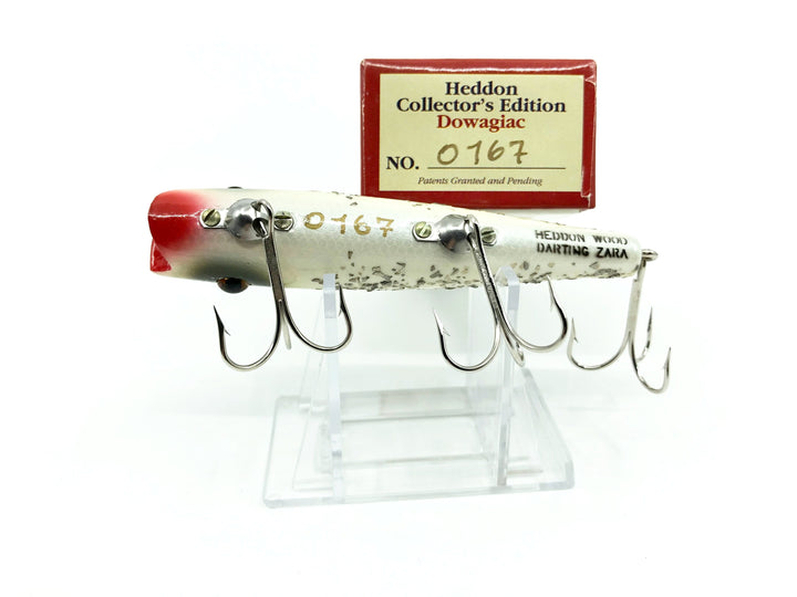 Heddon Centennial Edition Wood Darting Zara New in Box NO. X6600W-SS - Silver Flitter Numbered!