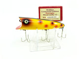 Heddon Centennial Edition Wood Lucky 13 New in Box NO. X2500W-SO-Spotted Orange