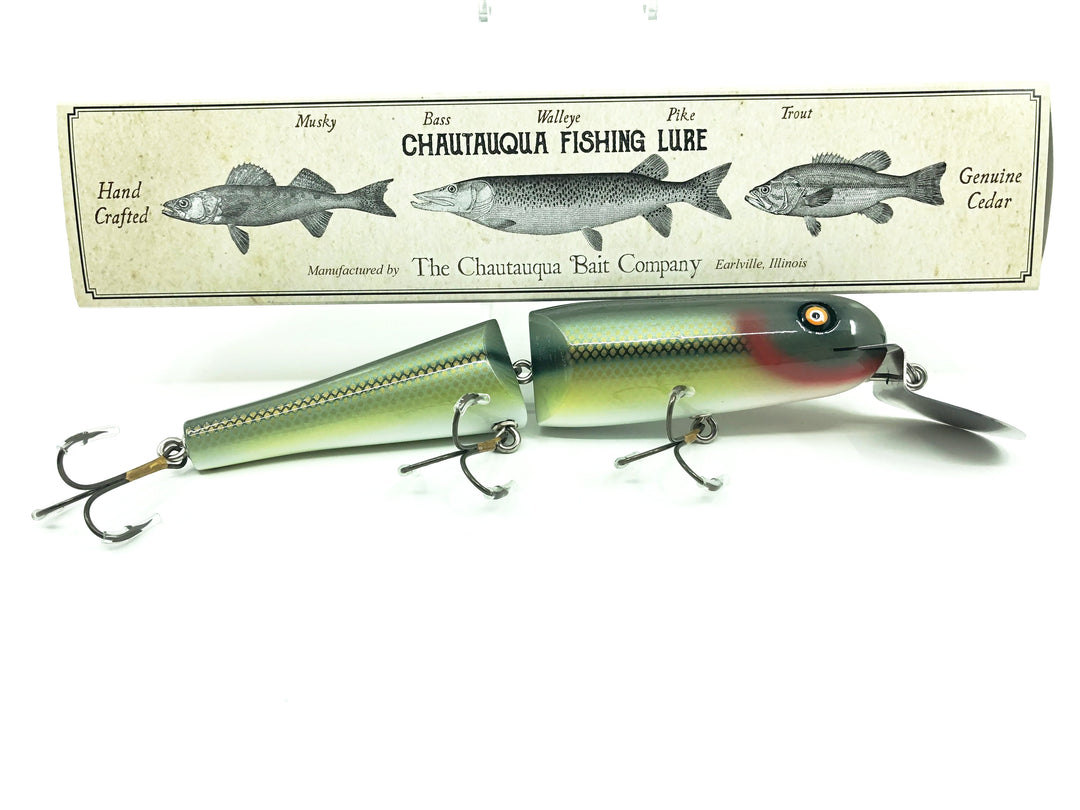 Jointed Chautauqua 8" Minnow Musky Creek Chub Color