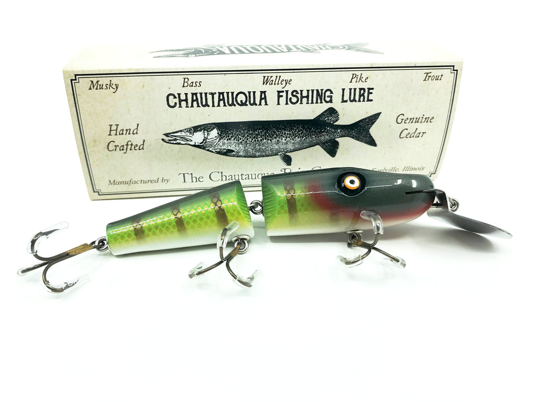 Chautauqua Jointed Creek Chub Lure in Classic Perch Color