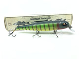 Solid Body Chautauqua 8" Minnow Musky Lure Classic Perch Color