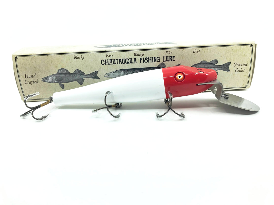 Chautauqua Deep Diver Magnum Piko Classic Red & White Color