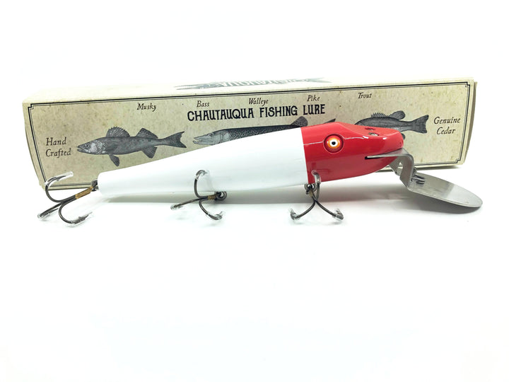 Chautauqua Deep Diver Magnum Piko Classic Red & White Color