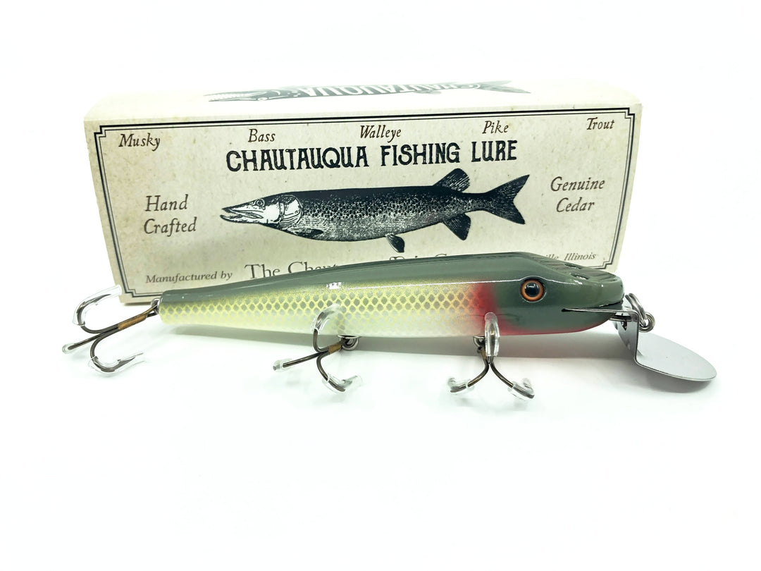 Chautauqua Wide Lip Solid Piko White Chub Color
