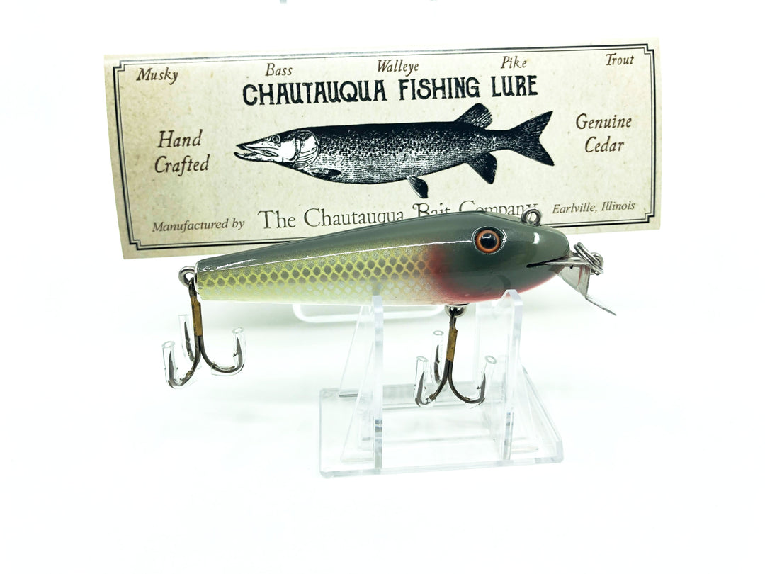 Chautauqua Wiggler w/ CCBCO Lip White Chub Color