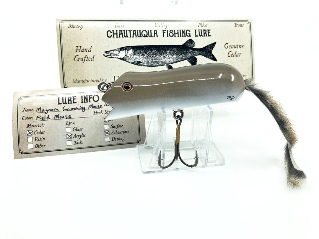 Chautauqua Magnum Swimming Mouse in Field Mouse Color