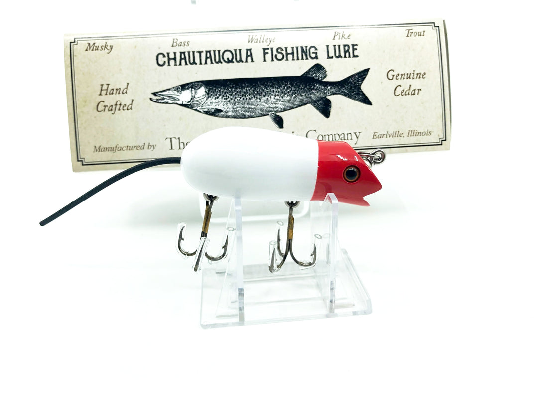 Chautauqua Swimming Mouse in Classic Red & White Color