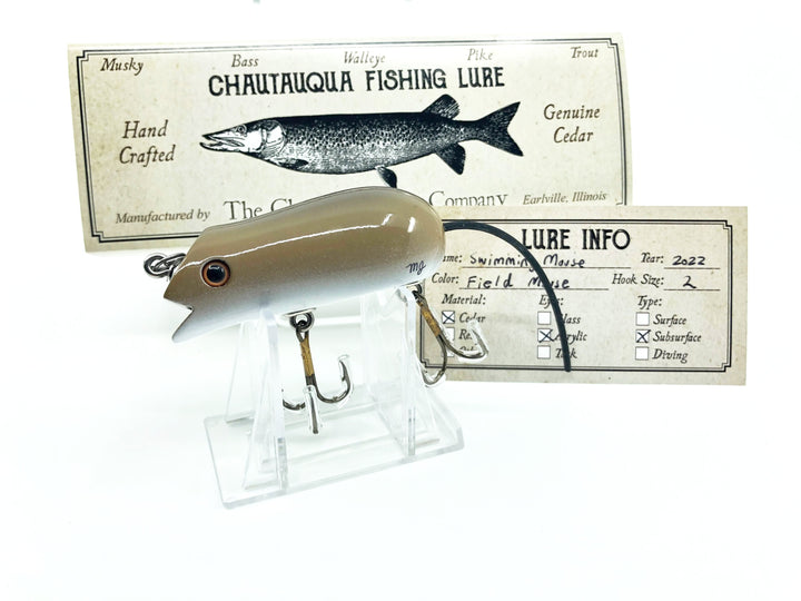 Chautauqua Swimming Mouse in Field Mouse Color