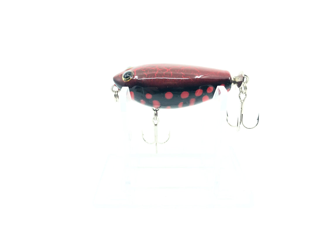 Tiemco Bass Mania Boobee 45 Wooden Topwater Bait Color 6 Red Ninja