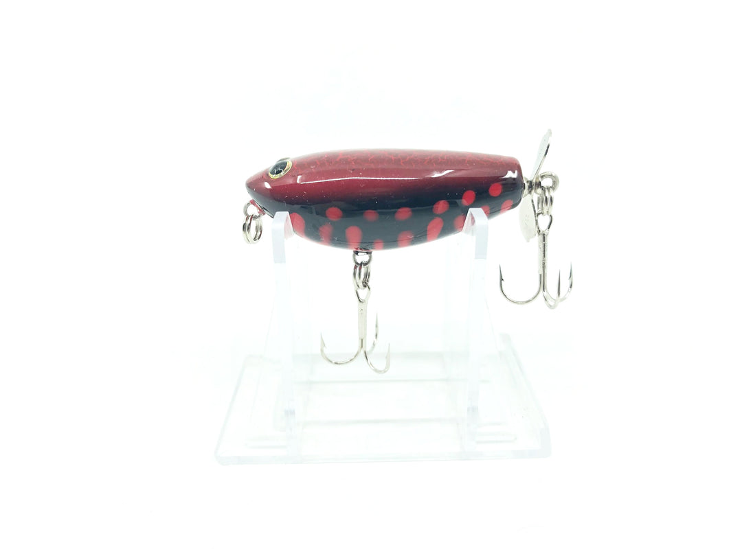 Tiemco Bass Mania Boobee 50 Wooden Topwater Bait Color 6 Red Ninja