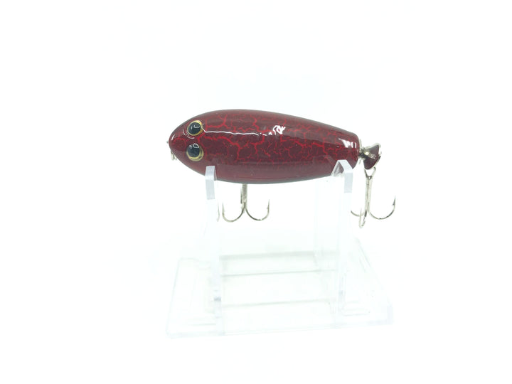 Tiemco Bass Mania Boobee 50 Wooden Topwater Bait Color 6 Red Ninja