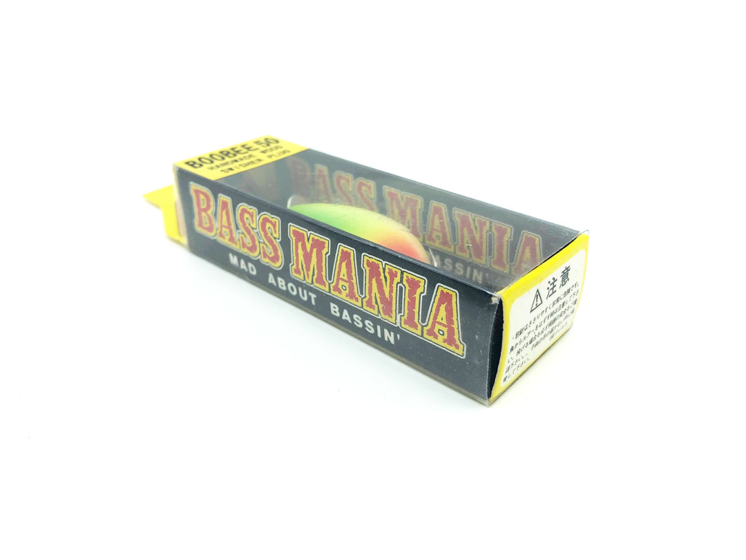 Tiemco Bass Mania Boobee 50 Wooden Topwater Bait Color 3 Parrot