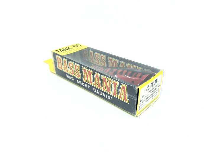 Tiemco Bass Mania Tank 60 Wooden Pop Chugger Bait Color 6 Red Ninja