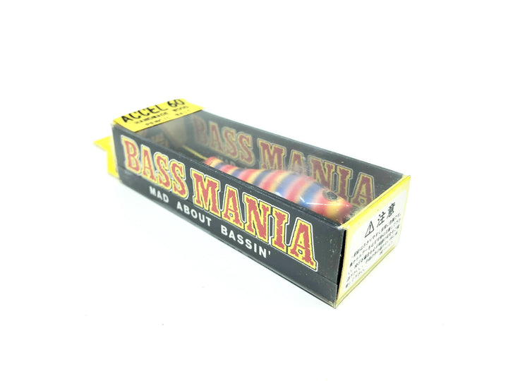 Tiemco Bass Mania Accel 60 Wooden Pencil Bait Color 11 Rainbow