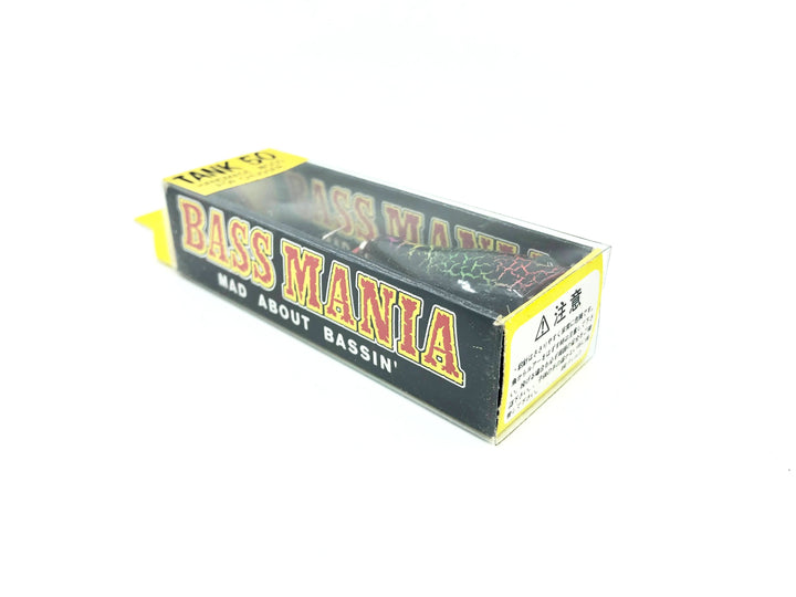 Tiemco Bass Mania Tank 50 Wooden Pop Chugger Bait Color 8 Rainbow Crackle