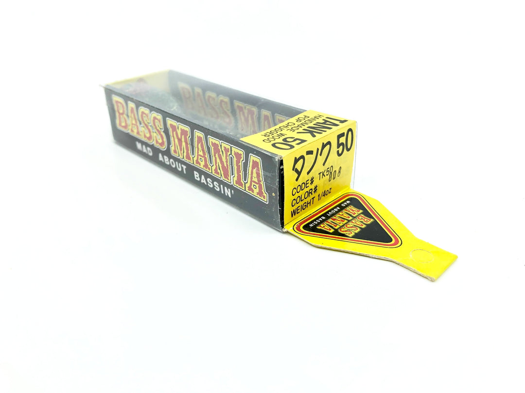 Tiemco Bass Mania Tank 50 Wooden Pop Chugger Bait Color 8 Rainbow Crackle