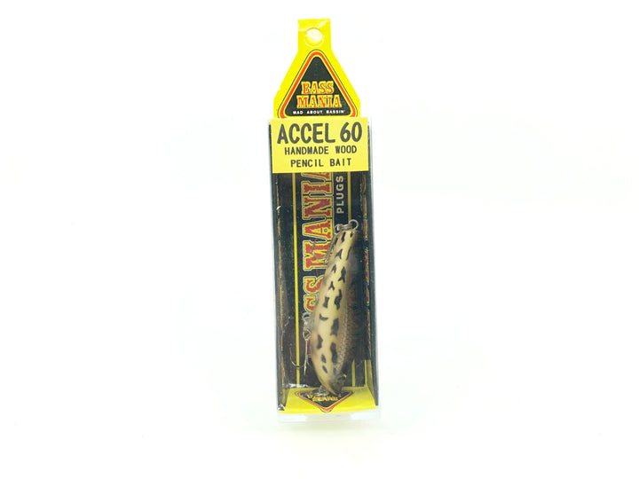 Tiemco Bass Mania Accel 60 Wooden Pencil Bait Color 9 Battle Frog