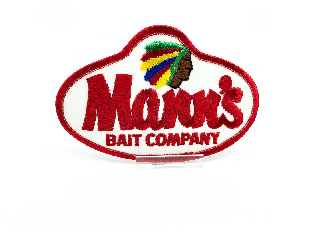Mann's Bait Company Vintage Fishing Patch