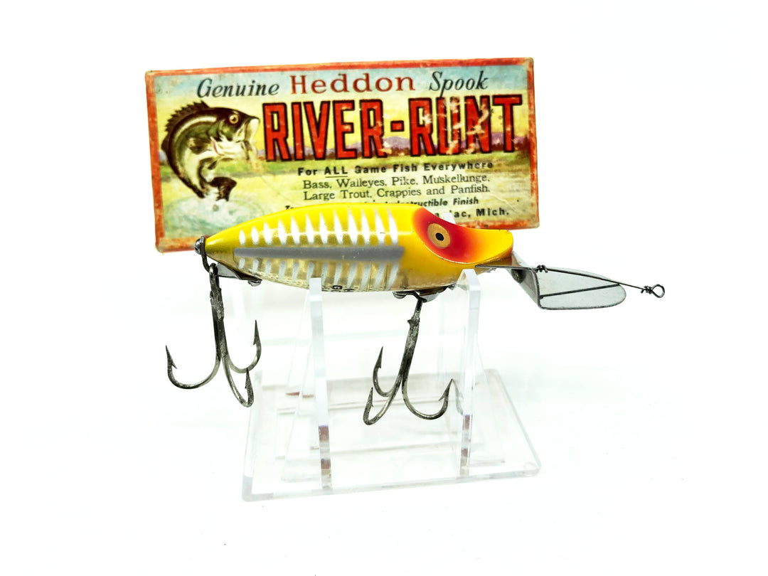 Heddon Standard Go Deeper River Runt D-9110-XRY Yellow Shore Minnow Color with Box