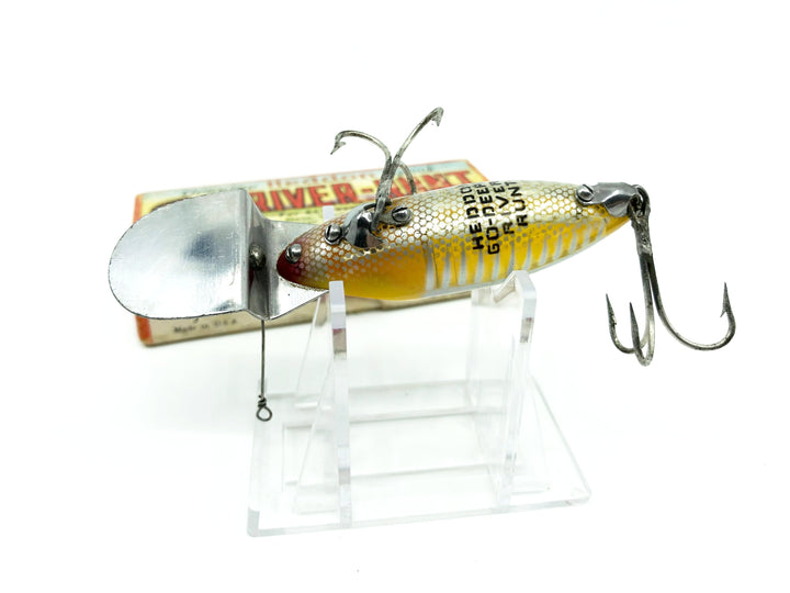 Heddon Standard Go Deeper River Runt D-9110-XRY Yellow Shore Minnow Color with Box