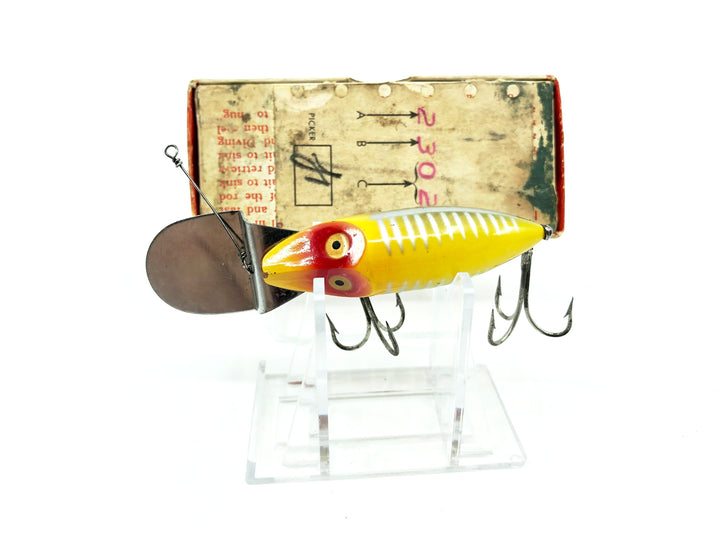 Heddon Standard Go Deeper River Runt D-9110-XRY Yellow Shore Minnow Color with Box