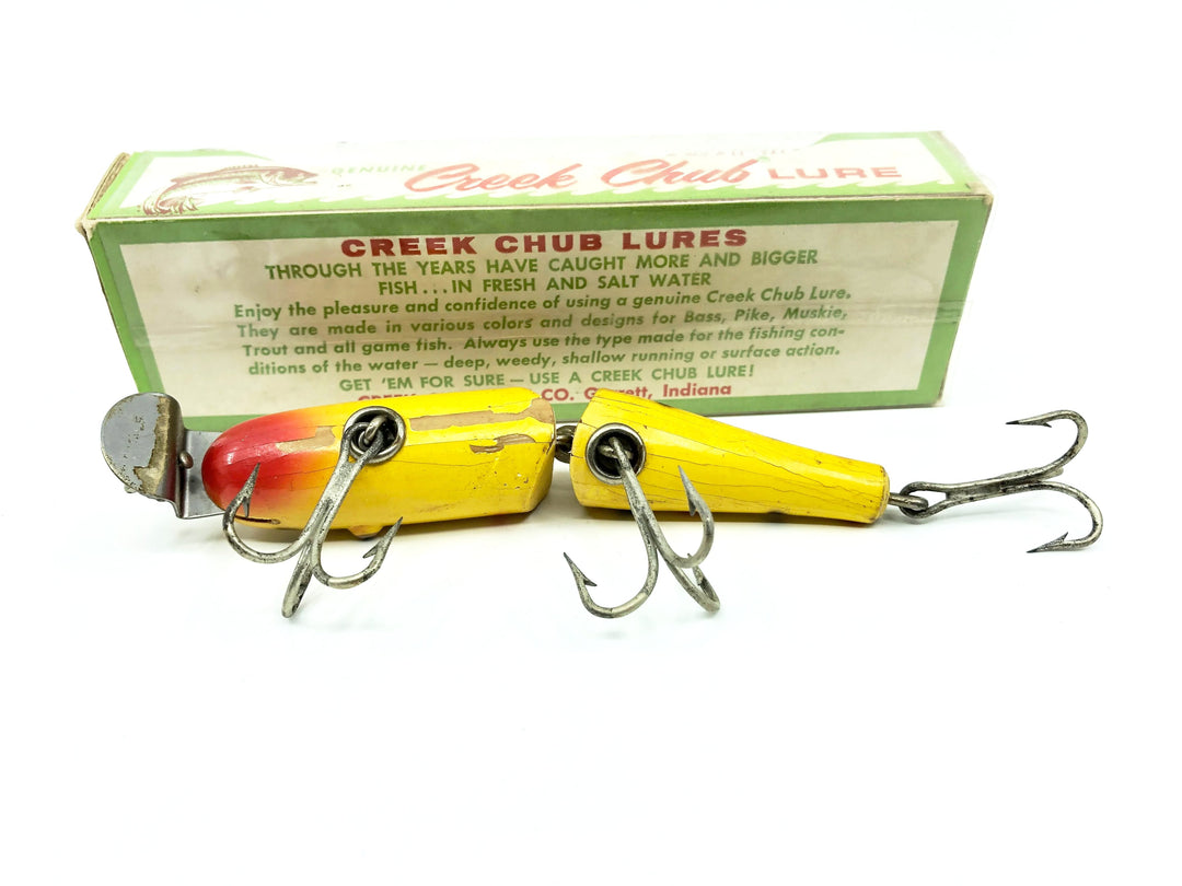 Creek Chub 2600 Jointed Pikie Yellow Spotted Color 2614 Special Order with Box