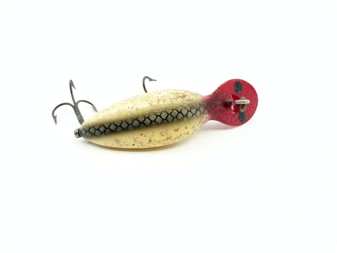 Heddon Tadpolly SS Silver Scale Color - Repainted Head