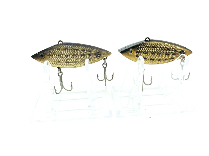 Lot of Two Cordell Spot Lures Gold and Black Color - Tough