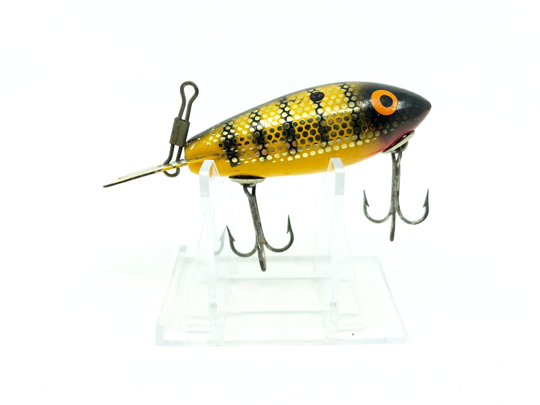 Bomber 400 Series 488 - #88 Gold Metascale Yellow Shad Color - Wooden