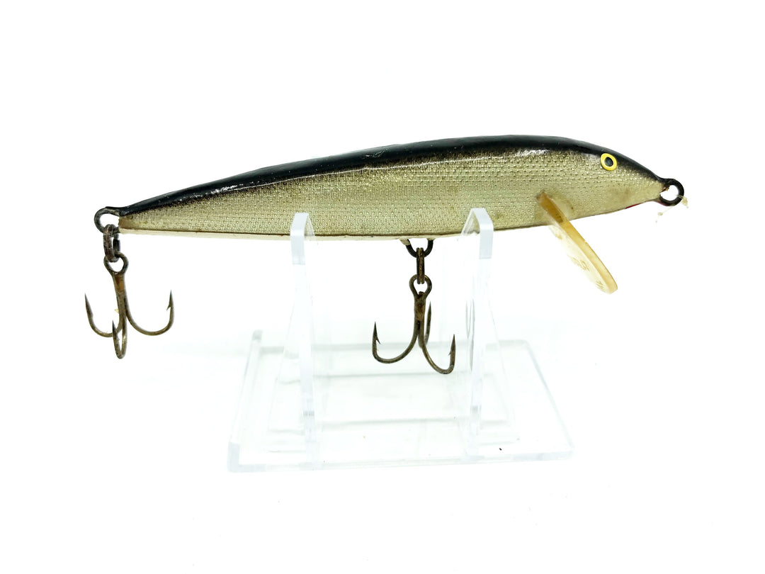 Vintage Original Rapala Finland Minnow Silver Black Back