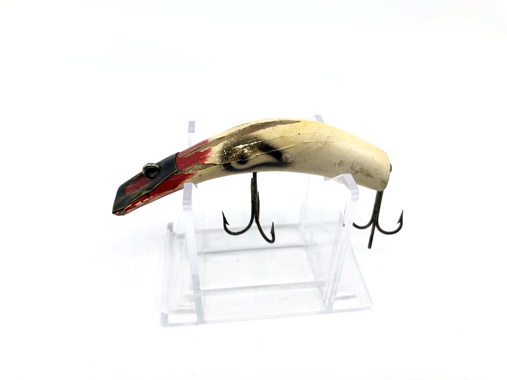 Kautzky Wooden Lazy Ike 3 Red and White