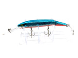 Rebel Jointed Spoonbill Minnow Blue Silver and Red