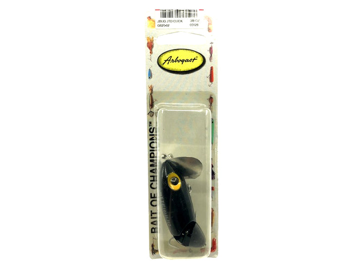 Arbogast Jointed Jitterbug New on Card Black Color