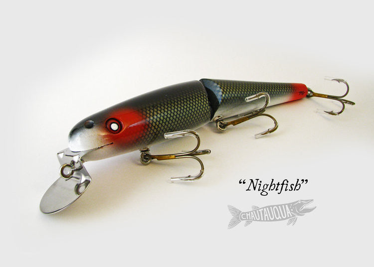 Jointed Chautauqua 8" Musky Minnow (11 Color to Choose From)