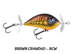 Bagley Pro Sunny B Twin Spin PSBTS07-BCW Brown Crawdad Discontinued Color (Old Stock)