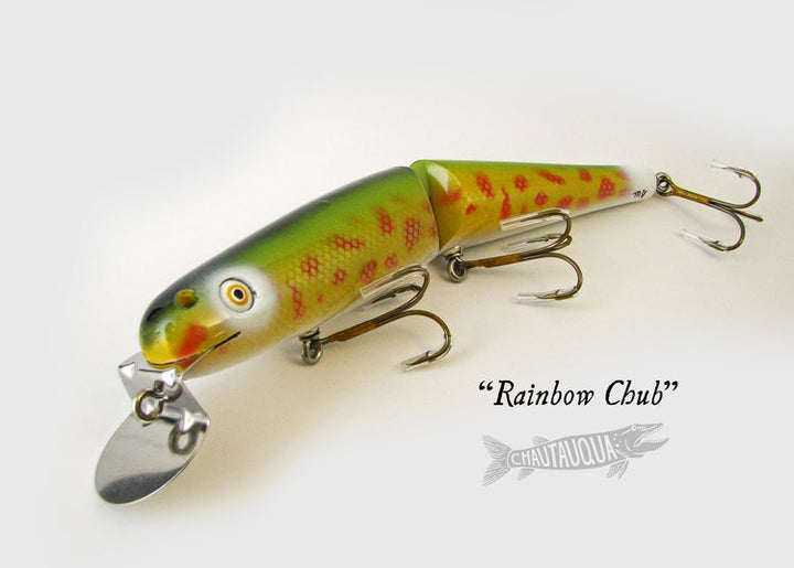 Jointed Chautauqua 8" Musky Minnow (11 Color to Choose From)