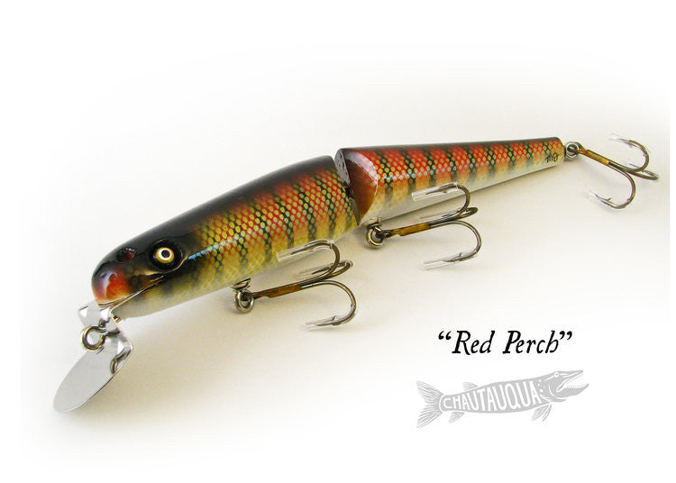 Jointed Chautauqua 8" Musky Minnow (11 Color to Choose From)