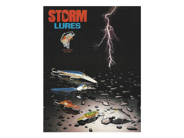 1989 Storm Lures 25th Anniversary Catalog 1964-1989 + Insert/s