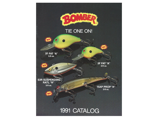Bomber Bait Company 1991 Catalog
