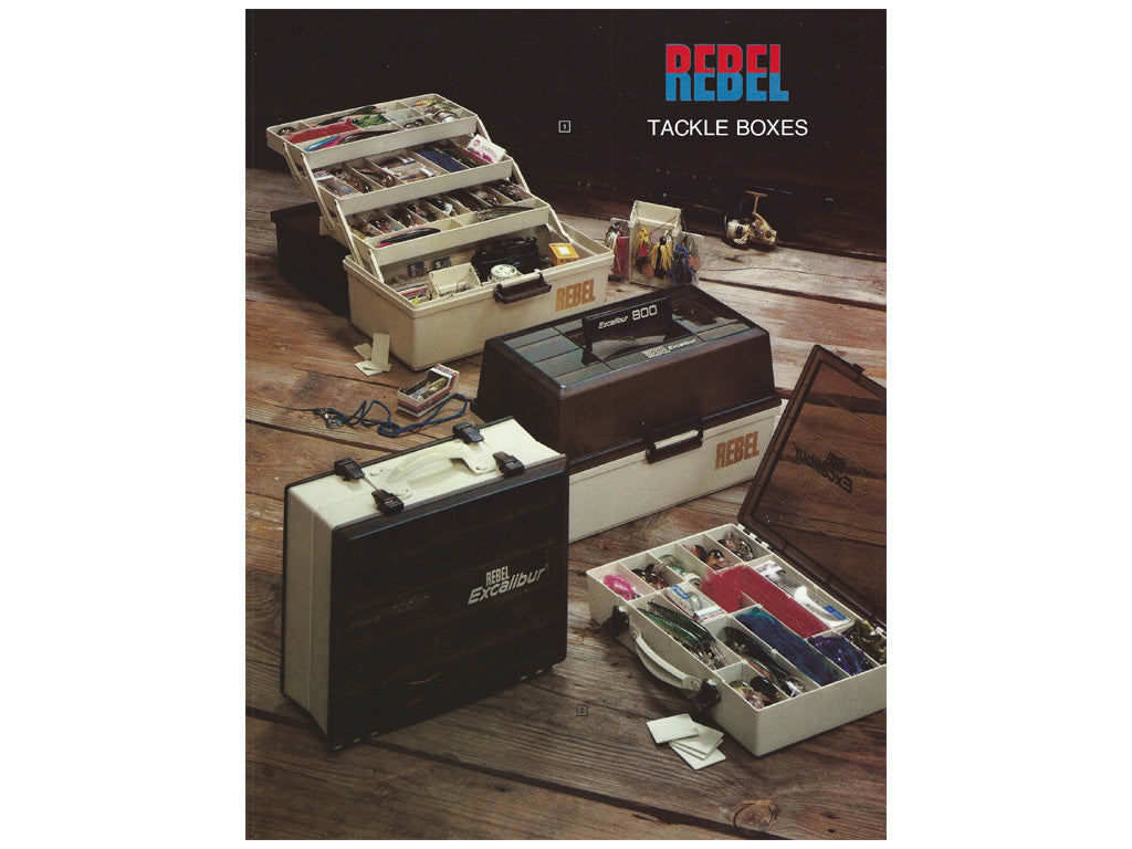 Rebel Tackle Boxes Catalog and Insert
