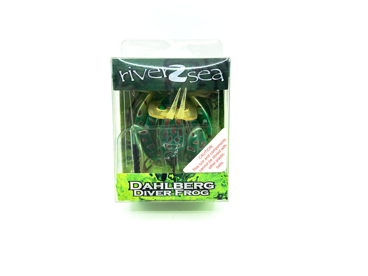 River2sea Dahlberg Diver Frog 60, 01 Leopard Color New Old Stock