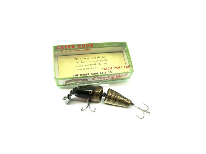 Creek Chub Wooden 9400 Jointed Spinning Pikie, Pikie Scale Color with Box