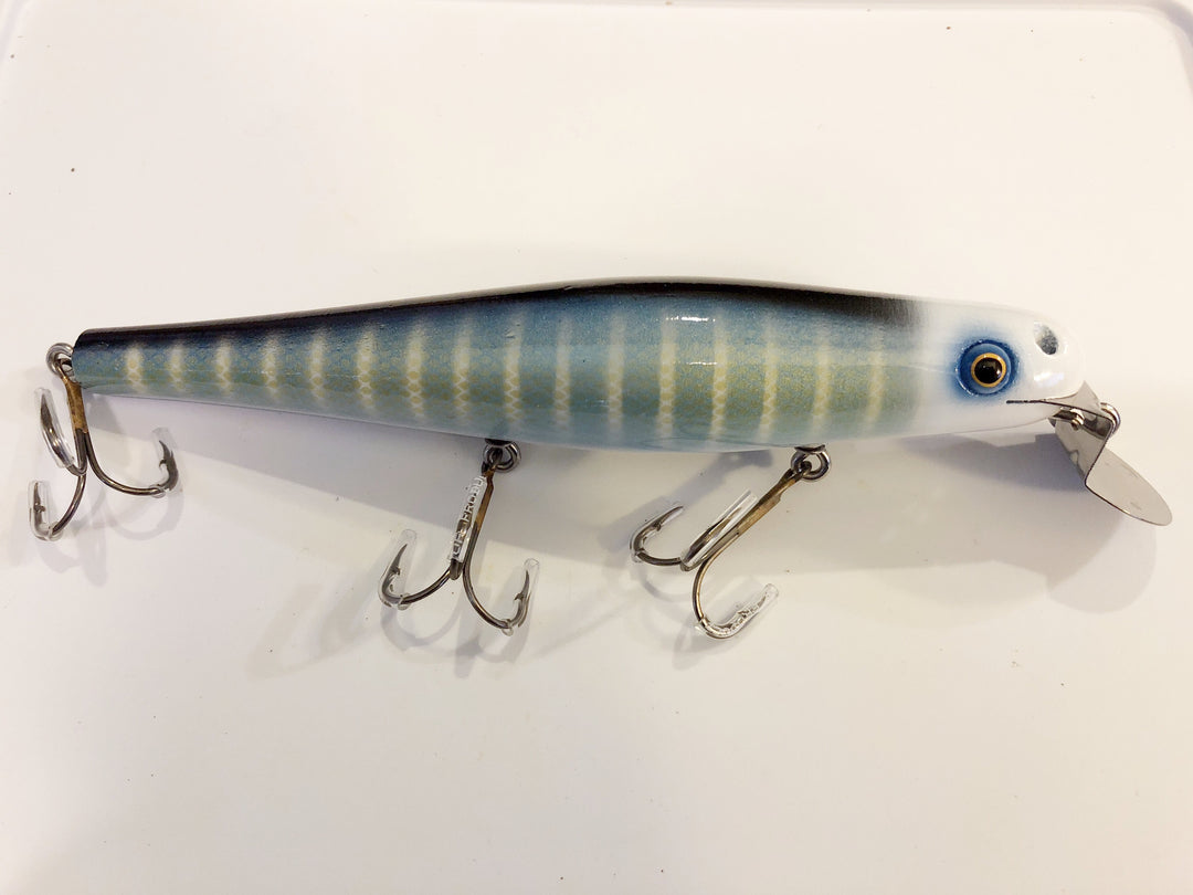 Chautauqua 8" Minnow Musky Lure Special Order Color "Blue Ghost"