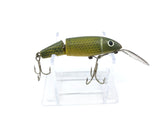 Cisco Kid Vintage Jointed Lure Green Shad Color Deep Diving