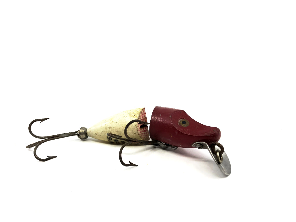 Heddon Jointed River Runt Spook Sinker RH Red Head White Body Color