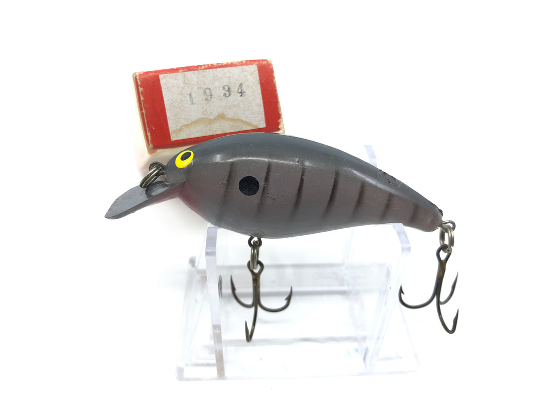Norman Big N Square Bill with Red Box Gray with Black Stripes Color