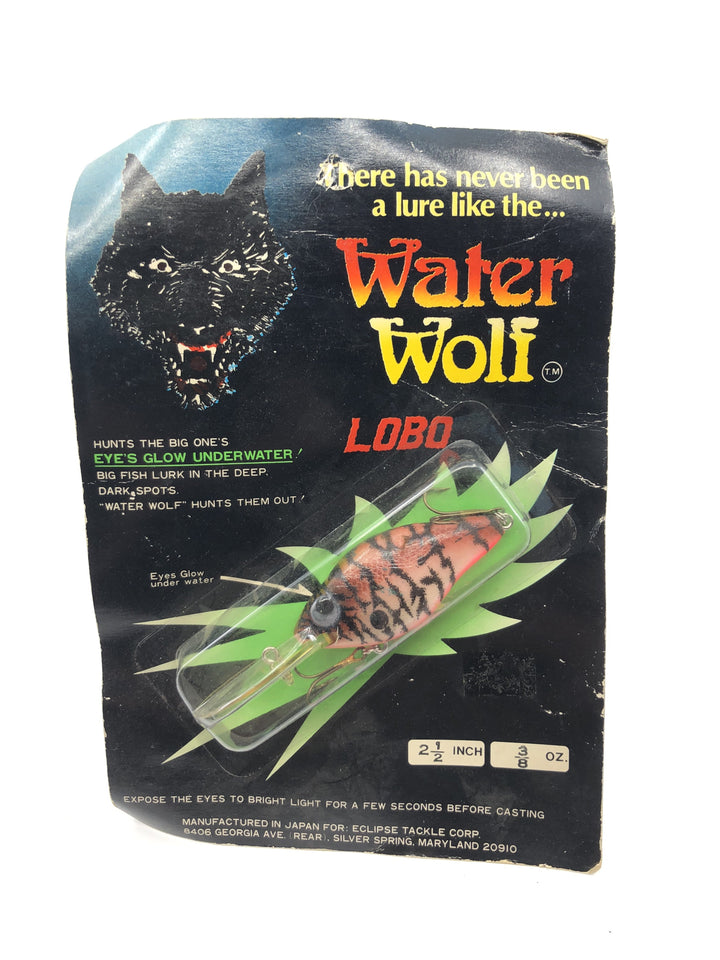 Lazy Ike Natural Ike Water Wolf Lobo Lure Crawdad Color NID-25 on Card