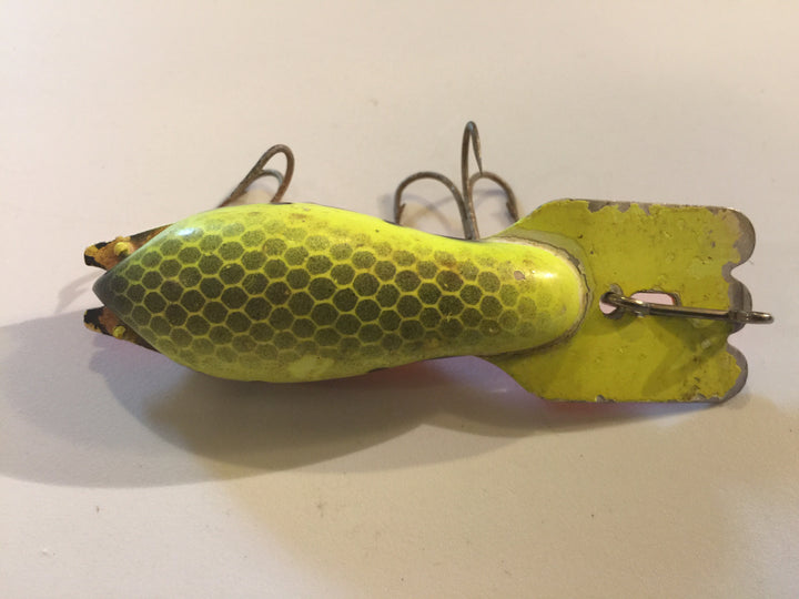 Fred Arbogast Mud Bug Yellow Green Scale Orange