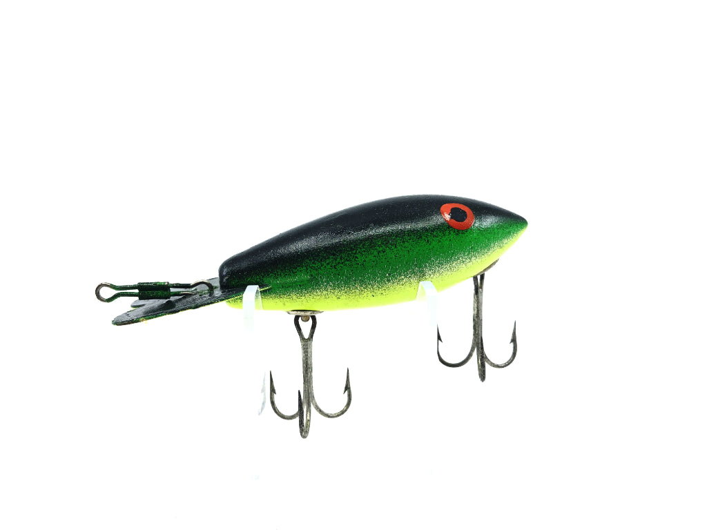 Bomber Wooden 500 Series Repainted Lime Color